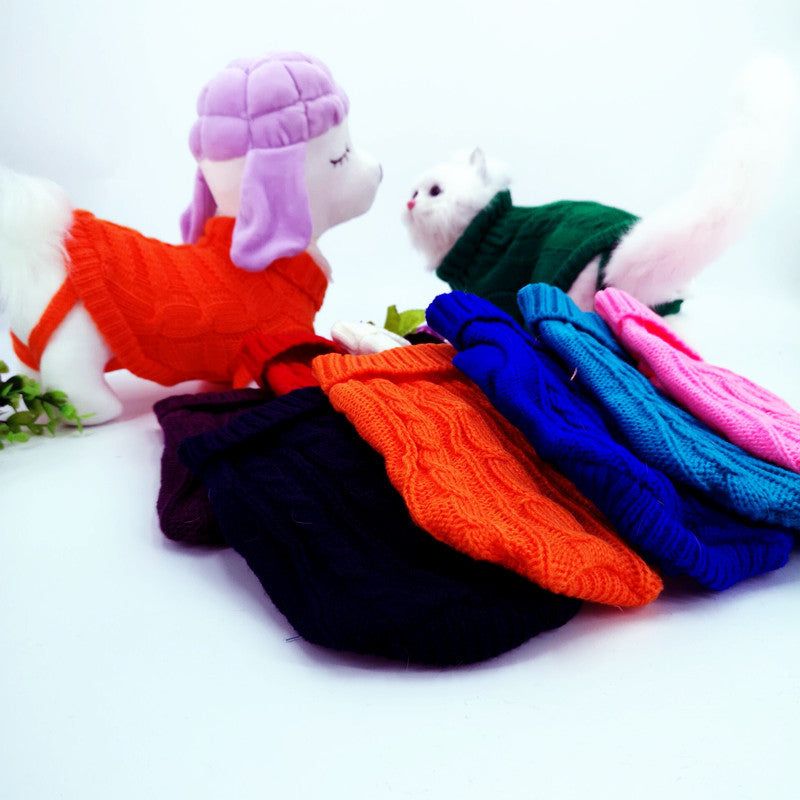 Maglioncino a Maglia per Animali Domestici - Eleganza e Comfort