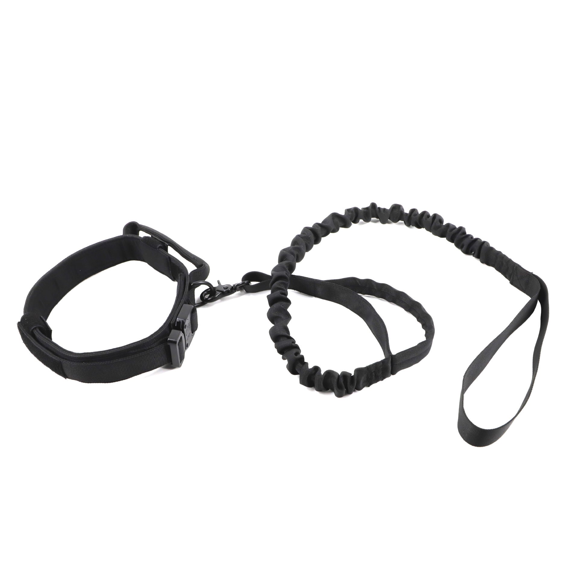 Collare e Guinzaglio Tattico per Cani - Robusto e Regolabile per Massima Sicurezza