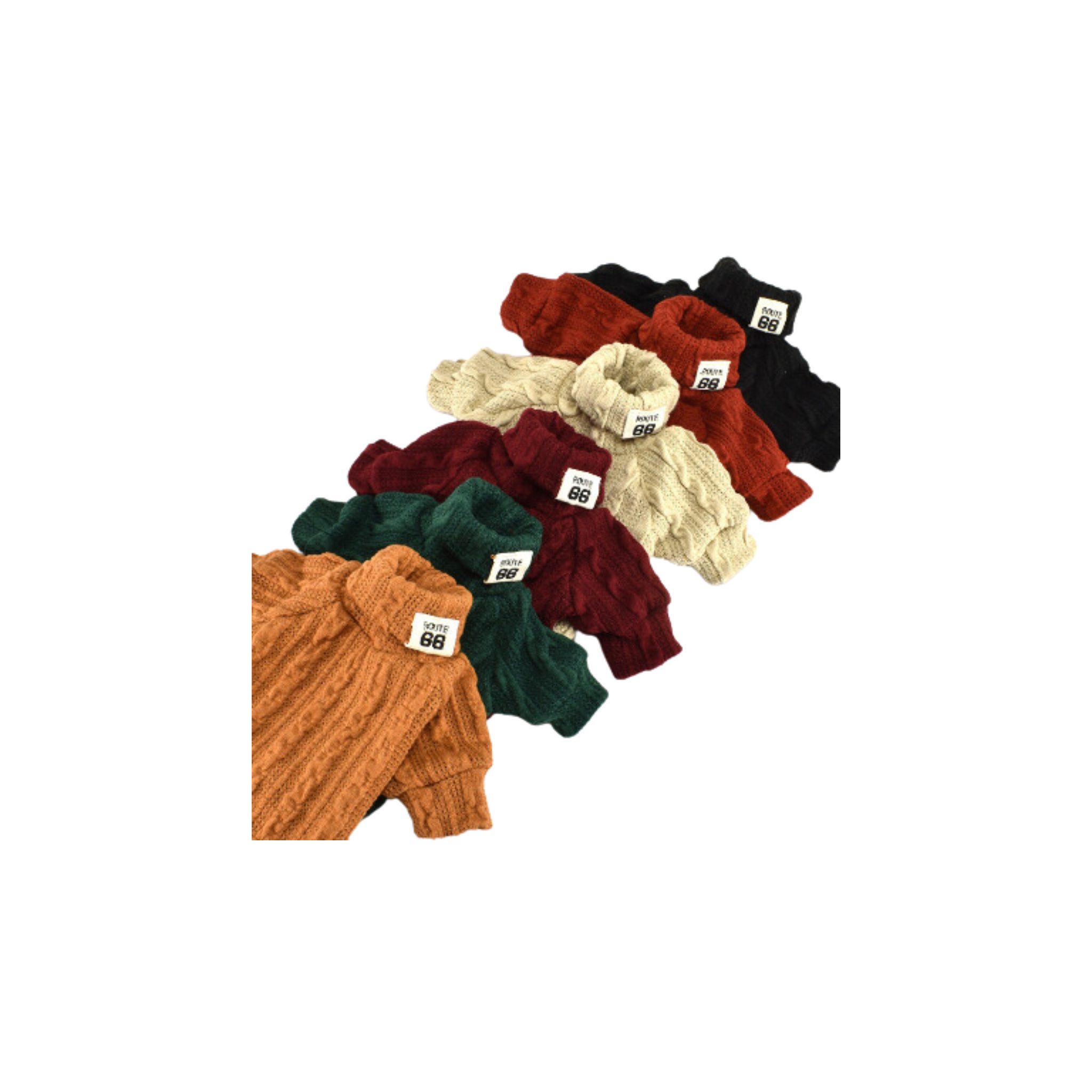 Combo Maglioncino a Treccia "Route 68"