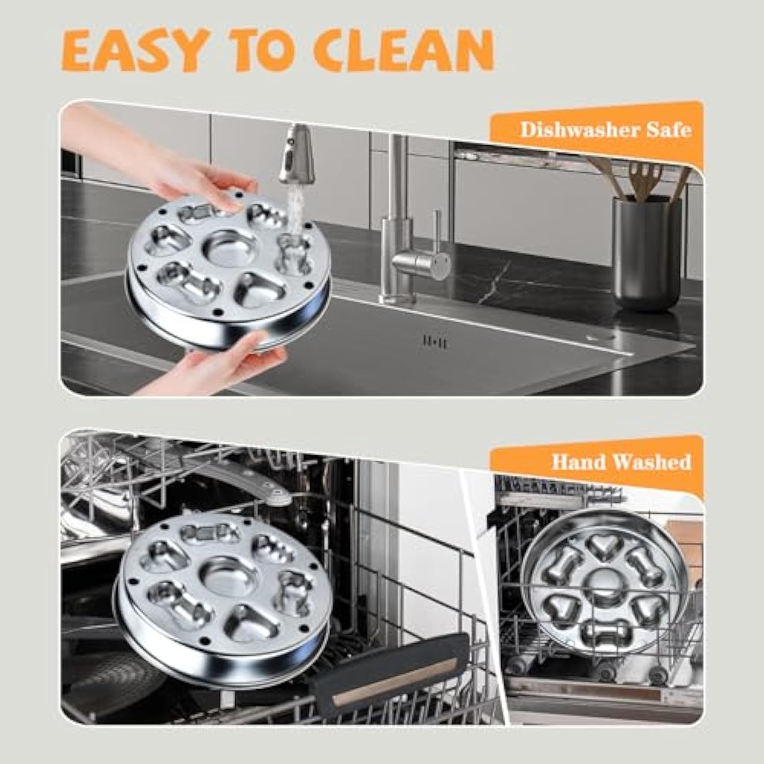 Ciotola Multifunzionale per Cani e Gatti - Doppio Uso per Rallentare la Mangiata e Separare gli Alimenti