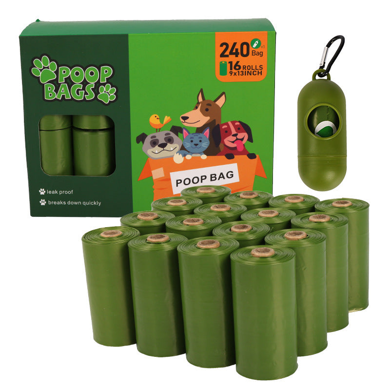 Set di Sacchetti Igienici Biodegradabili con Dispenser